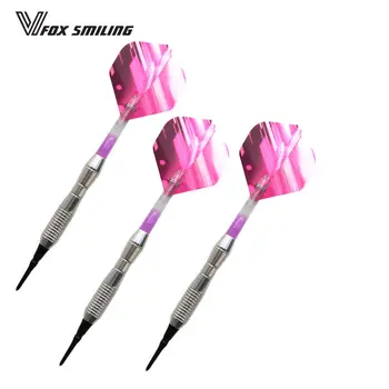 Fox Smiling 3PCS 17g Professional Electronic Soft Tip Darts With Dardos Accessories Purple Indoor Dartboard Games
Fox Smiling 3PCS 17g Professional Electronic Soft Tip Darts With Dardos Accessories Purple Indoor Dartboard Games
