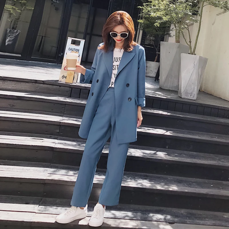 Womens Suits High-end Business Casual Women's Suit New Fashion Early Autumn Casual Pants Suit Two-piece
Womens Suits High-end Business Casual Women's Suit New Fashion Early Autumn Casual Pants Suit Two-piece