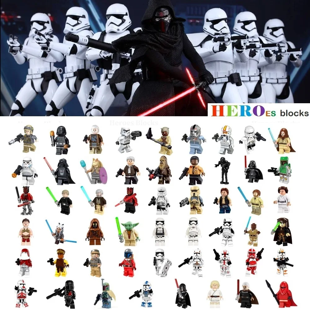 Single Star Wars Stormtrooper Darth Vader Han Solo Building Blocks Jedi Yoda Obi Wan Figure Brick Toy kid gift 
Single Star Wars Stormtrooper Darth Vader Han Solo Building Blocks Jedi Yoda Obi Wan Figure Brick Toy kid gift