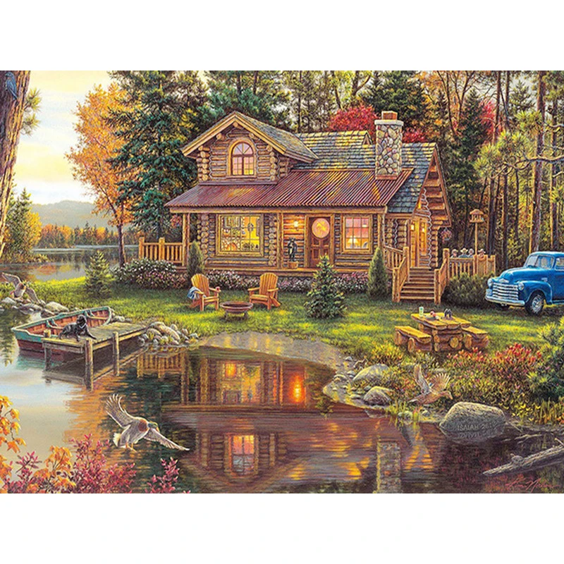 Full Square Round Diamond 5D DIY Diamond Painting Lodge Scenery Diamond Embroidery Cross Stitch Rhinestone Mosaic Home Decor
Full Square Round Diamond 5D DIY Diamond Painting Lodge Scenery Diamond Embroidery Cross Stitch Rhinestone Mosaic Home Decor