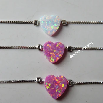 30pcs/lot 10mm Heart Opal Bracelet OP22 & op17 925 Sterling Silver Heart Opal Bracelet Synthetic Heart Fire Opal Bracelet
30pcs/lot 10mm Heart Opal Bracelet OP22 & op17 925 Sterling Silver Heart Opal Bracelet Synthetic Heart Fire Opal Bracelet