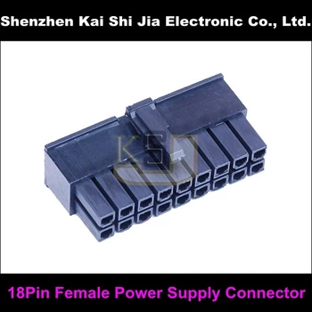 50pcs/Lot 18 Pin Female Power Supply Connector Socket Black PSU Modding Sleeving
50pcs/Lot 18 Pin Female Power Supply Connector Socket Black PSU Modding Sleeving