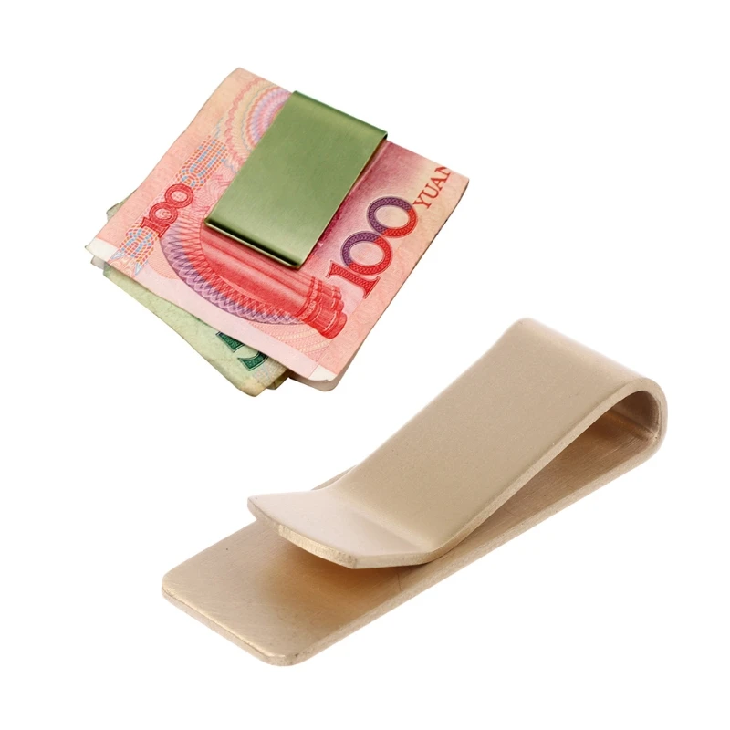 2018 Fashion New Gold Money Clip Brass Metal ID Credit Card Cash Holder Wallet Gift Portable Unisex Women Men Cash Organizer
2018 Fashion New Gold Money Clip Brass Metal ID Credit Card Cash Holder Wallet Gift Portable Unisex Women Men Cash Organizer
