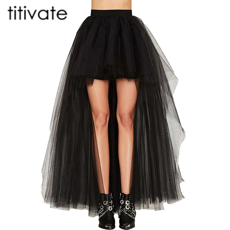 TITIVATE Plus Size 4XL High Waist Floor-Length Skirt Women Irregular Mesh Tutu Skirt 2017 Summer Beach Skirt Ball Gown Ladies
TITIVATE Plus Size 4XL High Waist Floor-Length Skirt Women Irregular Mesh Tutu Skirt 2017 Summer Beach Skirt Ball Gown Ladies
