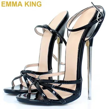 18CM Extreme High Heels Sandals 2019 Summer Women Shoes Metal Heel Lady Stiletto Sandals Buckle Strap Stripper Nightclub Shoes
18CM Extreme High Heels Sandals 2019 Summer Women Shoes Metal Heel Lady Stiletto Sandals Buckle Strap Stripper Nightclub Shoes