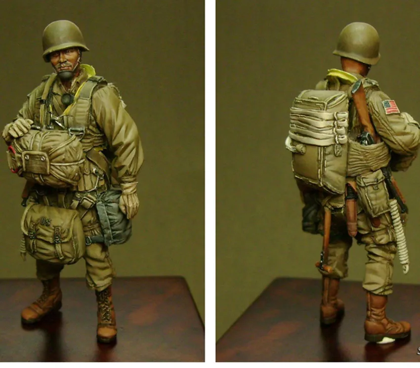 1/35 модельная фигурка из смолы комплект неразборный Неокрашенный 120 | Игрушки и