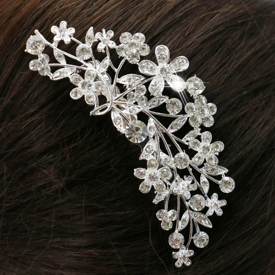 Beautiful Bride Flower Hairpin Leaves Hair Comb Elegant Hair Clips Female Crystal Jewelry Hair Accessories Valentine's Day Gift
Beautiful Bride Flower Hairpin Leaves Hair Comb Elegant Hair Clips Female Crystal Jewelry Hair Accessories Valentine's Day Gift