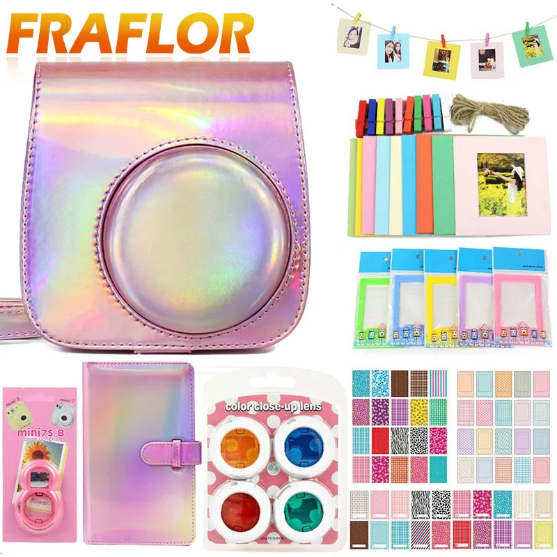 Fujifilm Instax Mini 9 8 8+ Camera Accessories Bundle Kit Shoulder Strap Bag Case Photo Album Film FramesFilters Selfie Lens Set
Fujifilm Instax Mini 9 8 8+ Camera Accessories Bundle Kit Shoulder Strap Bag Case Photo Album Film FramesFilters Selfie Lens Set