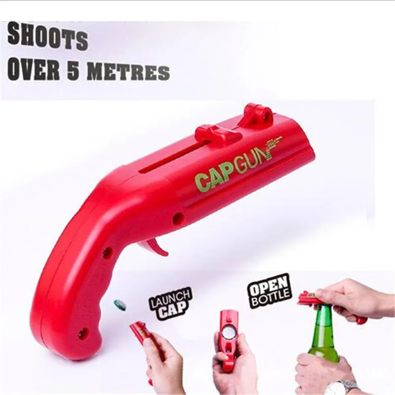 Openers Spring Cap Catapult Launcher Gun shape Bar Tool Drink Opening Shooter Beer Bottle Opener Creative
Openers Spring Cap Catapult Launcher Gun shape Bar Tool Drink Opening Shooter Beer Bottle Opener Creative
