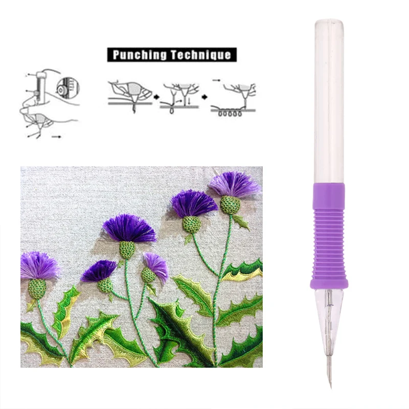 Punch Needle Embroidery Tool Magic Embroidery Pen Durable Convenient Plastic Diy Textiles Linens Embroidery
Punch Needle Embroidery Tool Magic Embroidery Pen Durable Convenient Plastic Diy Textiles Linens Embroidery