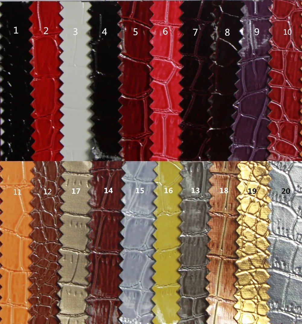 0.7mm high-gloss PU crocodile leather / Packaging cars fabric decorated leather bags/ faux synthetic PU leather/ high quality
0.7mm high-gloss PU crocodile leather / Packaging cars fabric decorated leather bags/ faux synthetic PU leather/ high quality