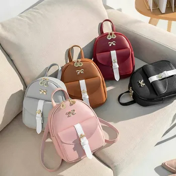 Backpack Women Lady Shoulders Small Backpack high quality pu leather women backpack Purse Mobile Phone Bag
Backpack Women Lady Shoulders Small Backpack high quality pu leather women backpack Purse Mobile Phone Bag
