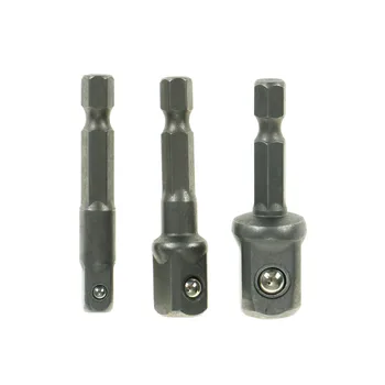 3pcs/set 1/4 3/8 1/2" 3PC High Quality Impact Drill Socket Adapter Bits Set Mini Extension Rod Power Nut Driver Tools
3pcs/set 1/4 3/8 1/2" 3PC High Quality Impact Drill Socket Adapter Bits Set Mini Extension Rod Power Nut Driver Tools
