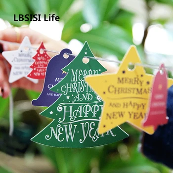 LBSISI Life 140pcs Merry Christmas Pendant Tree Star Bell Paper Card With Hole Decoration DIY
LBSISI Life 140pcs Merry Christmas Pendant Tree Star Bell Paper Card With Hole Decoration DIY