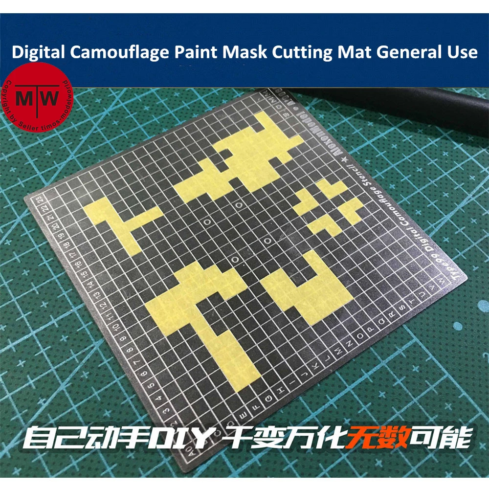 Digital Camouflage Paint Mask Cutting Mat Double Side General Use Groove Drawing Template Model Building Tool AJ0080 
Digital Camouflage Paint Mask Cutting Mat Double Side General Use Groove Drawing Template Model Building Tool AJ0080