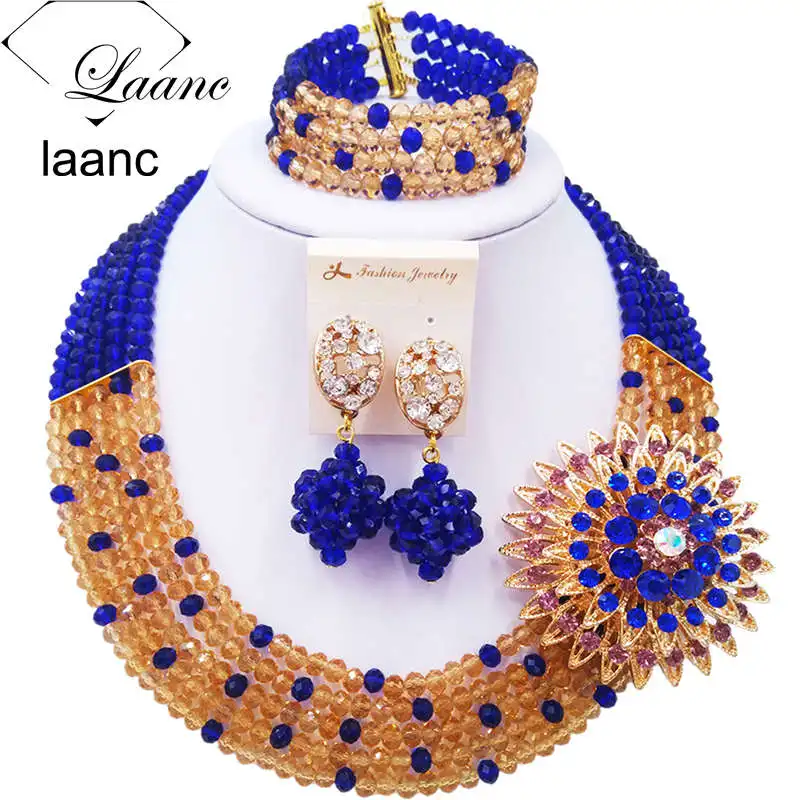 01-5 Rows African Beads Necklace Earrings Bracelet (18)