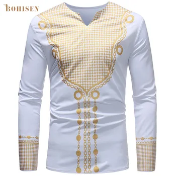 BOHISEN African Homme African Dashiki Dress Shirt Men pullover Tribal Ethnic Print TShirt Traditional African Clothing 2019 New
BOHISEN African Homme African Dashiki Dress Shirt Men pullover Tribal Ethnic Print TShirt Traditional African Clothing 2019 New