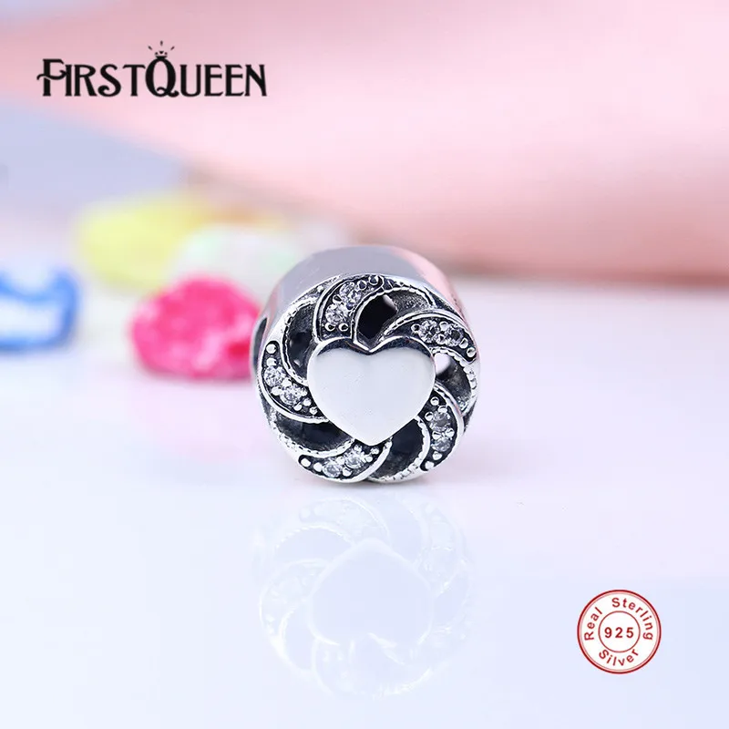 FirstQueen 925 Sterling Silver Accessories Ribbon Heart Charms Fit Bracelet Jewelry With Mom & Pink Heart-Shaped Stone E
FirstQueen 925 Sterling Silver Accessories Ribbon Heart Charms Fit Bracelet Jewelry With Mom & Pink Heart-Shaped Stone E