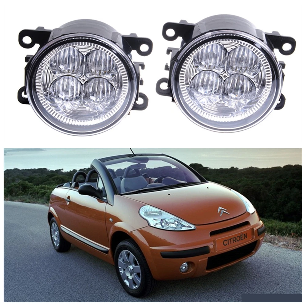 For CITROEN C3 FC_ Hatchback 2005-2010 10W High power Lens fog lights Car styling Fog Lights 1set