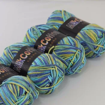 Multi Color 4Skeinsx50g Soft Cotton Wool DIY Socks Scarf Knitwear Wrap Kraft yarn Navy green Mixed 2075-17
Multi Color 4Skeinsx50g Soft Cotton Wool DIY Socks Scarf Knitwear Wrap Kraft yarn Navy green Mixed 2075-17