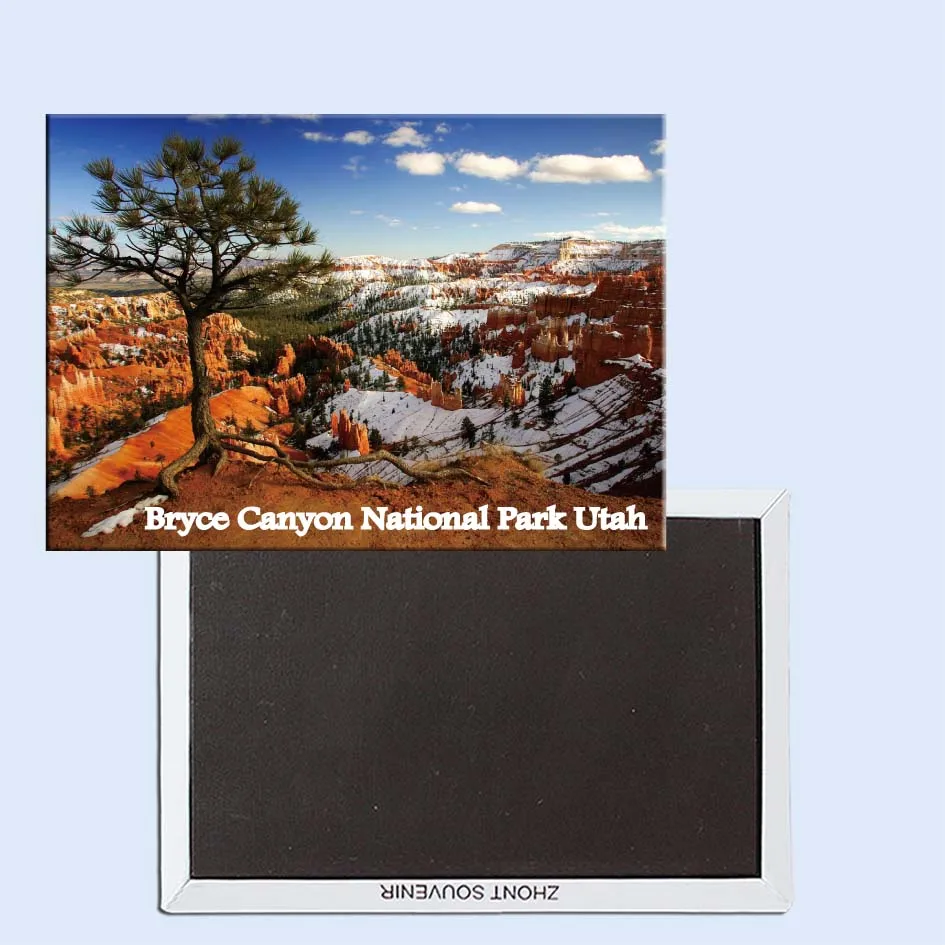 

Tourist Souvenirs,Fridge Magnetic,Exquisite Gift 24545, Alone on the Rim, Bryce Canyon National Park, Utah