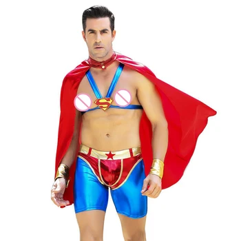 Superman Lingerie Cosplay Halloween Costume For Male Adult Spiderman Lingerie Men Superhero Costumes Cosplay Superhero Uniforms
Superman Lingerie Cosplay Halloween Costume For Male Adult Spiderman Lingerie Men Superhero Costumes Cosplay Superhero Uniforms