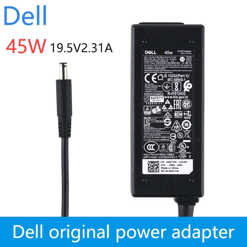 Зарядное устройство для ноутбука DELL XPS13 19 5 9360 9350 XPS12 LA45NM140|Адаптеры ноутбуков| |