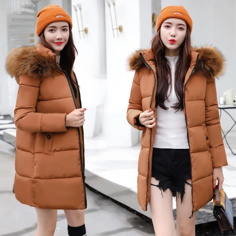 Fur Collar Hooded Women Coats Vintage Down Cotton Winter Long Jackets Women Parkas Black Fashion Thick Warm Female Coat DR109
Fur Collar Hooded Women Coats Vintage Down Cotton Winter Long Jackets Women Parkas Black Fashion Thick Warm Female Coat DR109