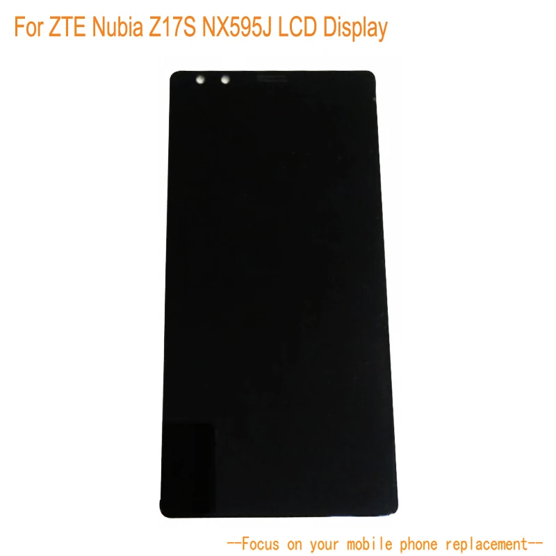 LCD Display for ZTE Nubia Z17S NX595J 5.73 inch LCD Display Touchscreen Senor Digitizer Mobile Phone Assembly Replacement Black
LCD Display for ZTE Nubia Z17S NX595J 5.73 inch LCD Display Touchscreen Senor Digitizer Mobile Phone Assembly Replacement Black