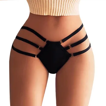Panties Womens Sexy Strappy Lingerie Hollow Exotic Lingerie G-string Briefs Panties Underwear T string Thongs Briefs
Panties Womens Sexy Strappy Lingerie Hollow Exotic Lingerie G-string Briefs Panties Underwear T string Thongs Briefs