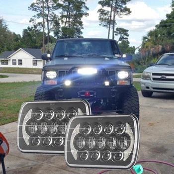 2PCS Square 7 INCH 105W LED HEADLIGHT FOR For Jeep Wrangler JK LJ TJ Cherokee XJ Truck Offroad
2PCS Square 7 INCH 105W LED HEADLIGHT FOR For Jeep Wrangler JK LJ TJ Cherokee XJ Truck Offroad