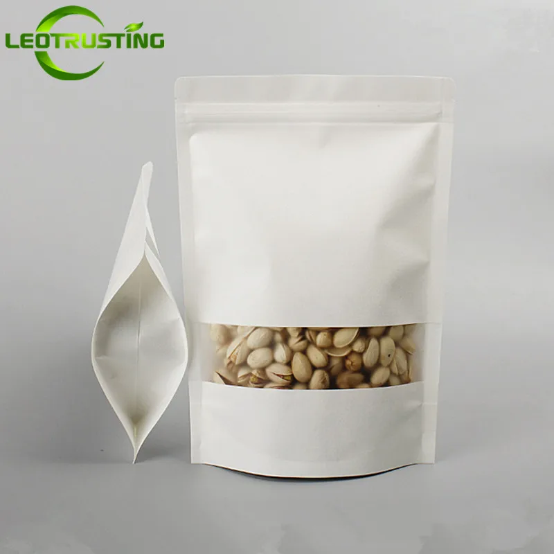 Leotrusting 50pcs White Paper Frosted Window Bag Stand up Coffee Chocolate Packaging Ziplock Bag Paper White Heat Sealing Pouch
Leotrusting 50pcs White Paper Frosted Window Bag Stand up Coffee Chocolate Packaging Ziplock Bag Paper White Heat Sealing Pouch