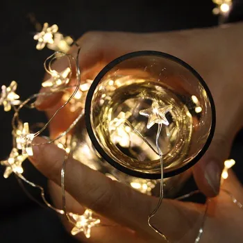 2M/3M LED Star Copper Wire String Lights LED Fairy Lights Christmas Wedding Decoration Lights Battery Operate Twinkle Lights 
2M/3M LED Star Copper Wire String Lights LED Fairy Lights Christmas Wedding Decoration Lights Battery Operate Twinkle Lights