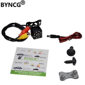 BYNCG 8 LED Night Visions Car Rear View Camera Wide Angle HD Color Image Waterproof Universal Backup Reverse Parking Camera
BYNCG 8 LED Night Visions Car Rear View Camera Wide Angle HD Color Image Waterproof Universal Backup Reverse Parking Camera