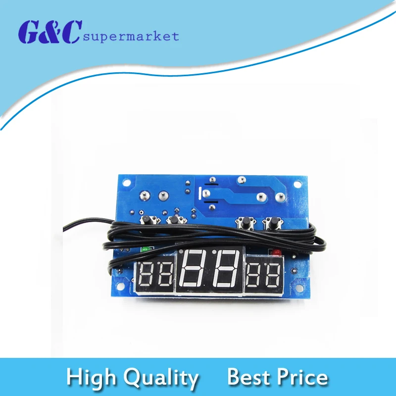 Intelligent Digital Led Thermoat 24V -9-99 Celsius Temperature Controller Module NTC Sensor Module W1401 DC 12V
Intelligent Digital Led Thermoat 24V -9-99 Celsius Temperature Controller Module NTC Sensor Module W1401 DC 12V