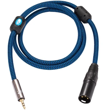 3 Pin XLR to Mini Jack 3.5mm Audio Cable for Amplifier PC Sound Card Cable 3.5 Jack to XLR Shielded OFC Hifi Cable1M 2M 3M 5M 8M
3 Pin XLR to Mini Jack 3.5mm Audio Cable for Amplifier PC Sound Card Cable 3.5 Jack to XLR Shielded OFC Hifi Cable1M 2M 3M 5M 8M