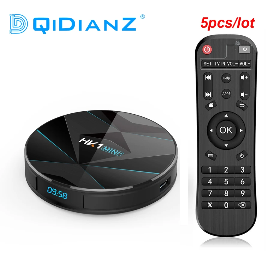 5pcs a lot HK1 Mini Plus Android 9.0 TV Box RK3318 Quad Core 4GB 128GB Max 2.4G/5G Dual WiFi USB3.0 BT4.0 4K H.265 Media Player
5pcs a lot HK1 Mini Plus Android 9.0 TV Box RK3318 Quad Core 4GB 128GB Max 2.4G/5G Dual WiFi USB3.0 BT4.0 4K H.265 Media Player