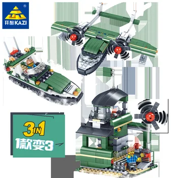 3in1 city glider villa helicopter boat snowfield vehicle building blocks bricks Toy
3in1 city glider villa helicopter boat snowfield vehicle building blocks bricks Toy
