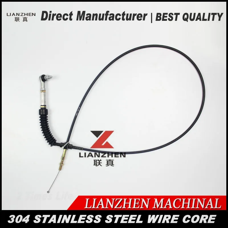 Excavator parts E330B throttle control cable motor direct manufacturer accelerator cable for LIANZHEN
Excavator parts E330B throttle control cable motor direct manufacturer accelerator cable for LIANZHEN
