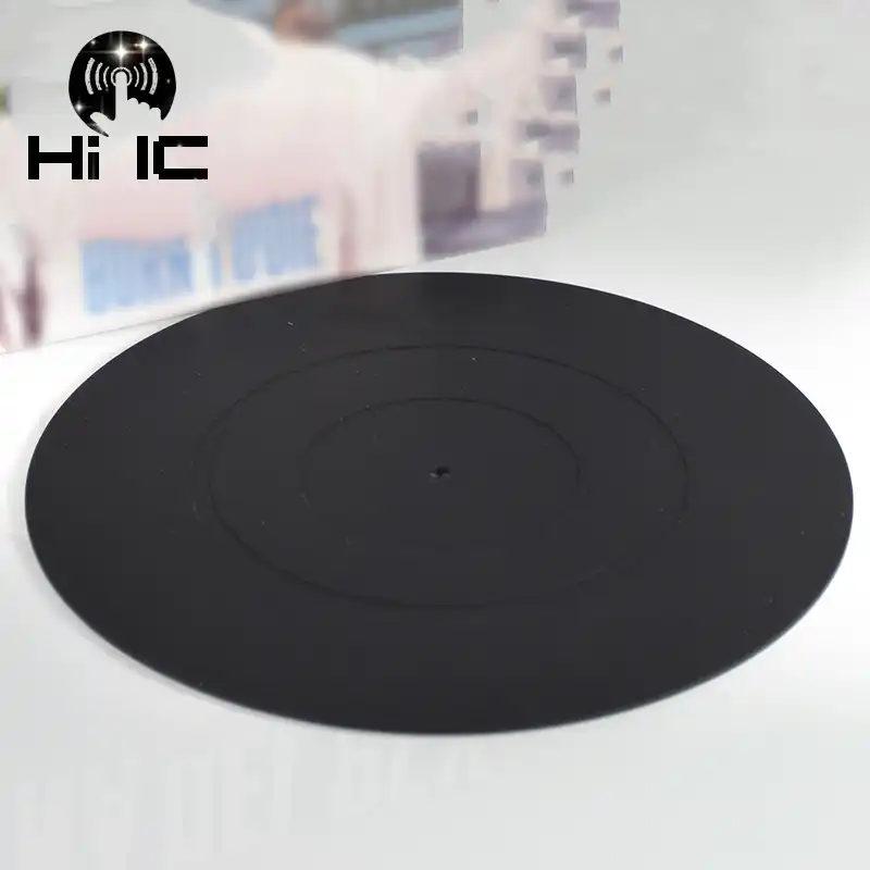12 Inches Lp Silicone Pad Rubber Mat Anti Static Record Mat For
