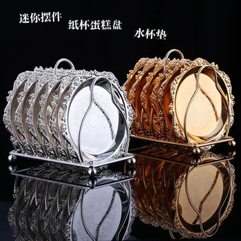 6pcs/ set Metal Afternoon tea snack rackServing cake Tray Cake Party cup cake stand Decoration Trays cup pads JBD001
6pcs/ set Metal Afternoon tea snack rackServing cake Tray Cake Party cup cake stand Decoration Trays cup pads JBD001
