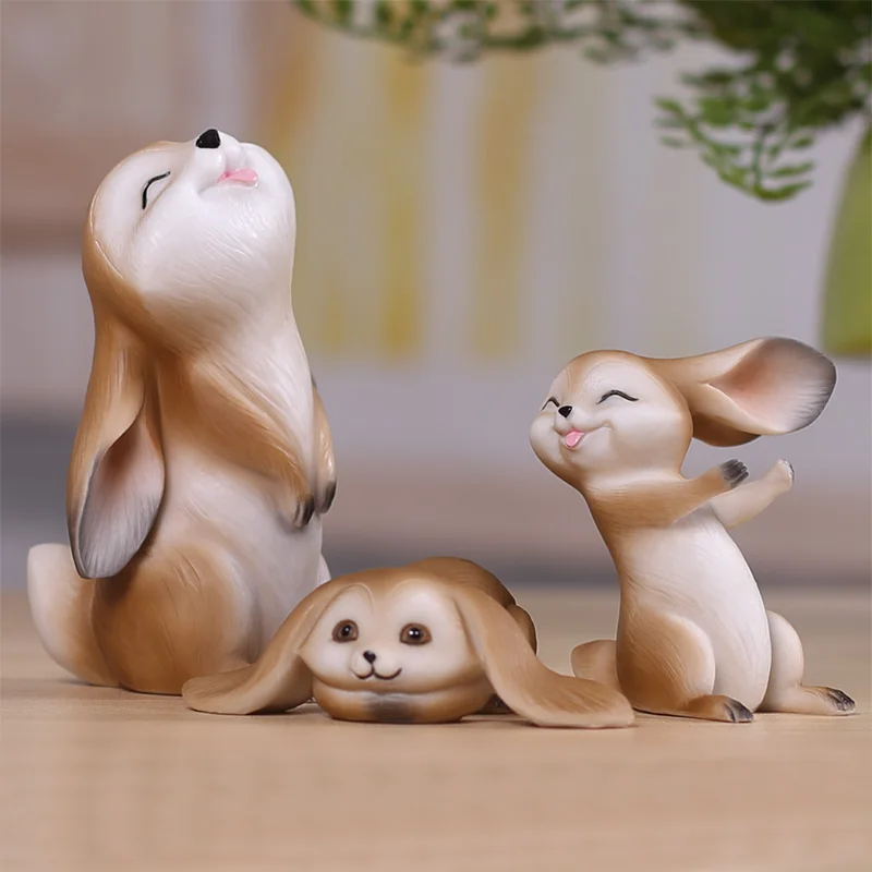 The rabbit Home Furnishing resin ornaments creative crafts decoration room decor wine cartoon cute little animal
The rabbit Home Furnishing resin ornaments creative crafts decoration room decor wine cartoon cute little animal
