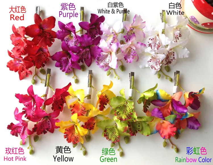 Lady Flower Bridal Hair Accessories Clip Party Hawaii Flowers Clips Women Chic Orchid Fake Gift Handmade Decoration Sand beach
Lady Flower Bridal Hair Accessories Clip Party Hawaii Flowers Clips Women Chic Orchid Fake Gift Handmade Decoration Sand beach