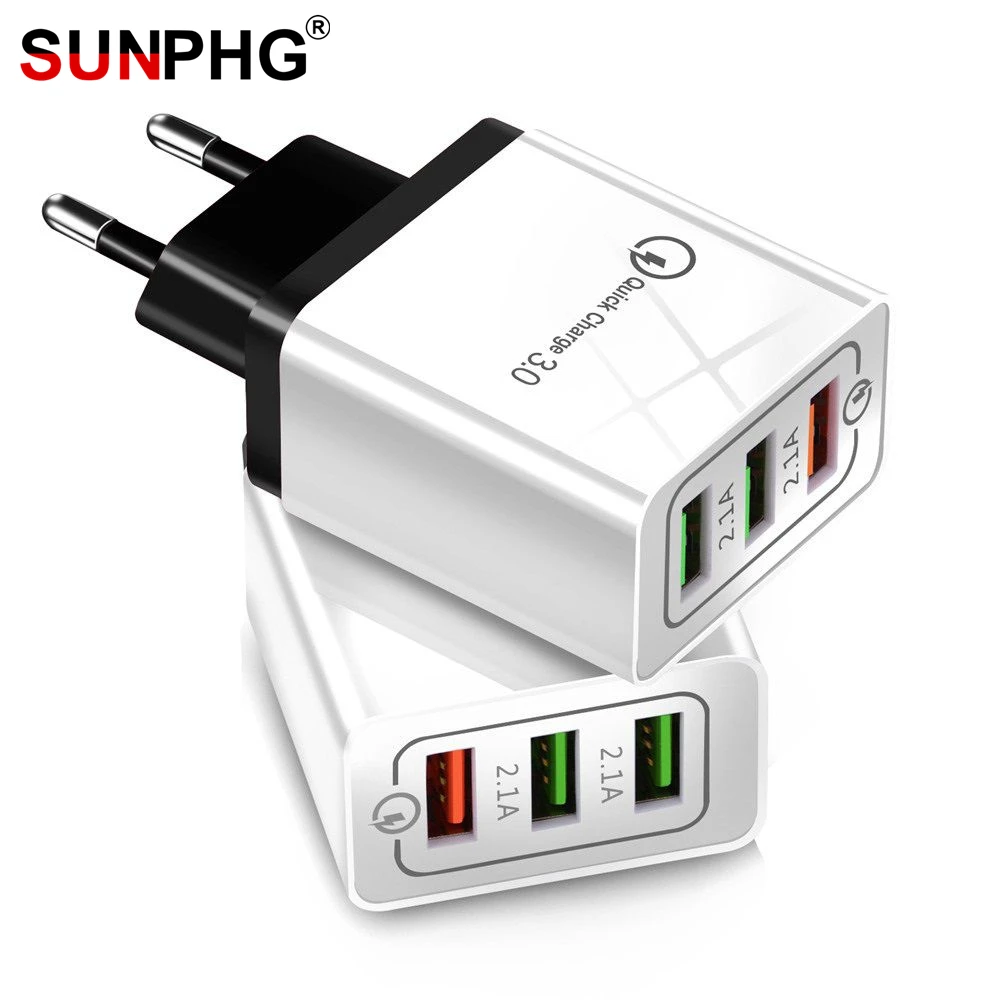 SUNPHG Quick Charge 3.0 USB Fast Charger for iPhone x 6 8 Samsung s9 Oneplus Charging Plug Wall Charger Mobile Phone Chargers
SUNPHG Quick Charge 3.0 USB Fast Charger for iPhone x 6 8 Samsung s9 Oneplus Charging Plug Wall Charger Mobile Phone Chargers