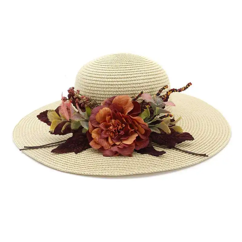 WZCX 2019 Fashion New Flower Casual Tide Summer Straw Hat Breathable Outdoor Wide Brim Women'S Hat Beach Cap
WZCX 2019 Fashion New Flower Casual Tide Summer Straw Hat Breathable Outdoor Wide Brim Women'S Hat Beach Cap