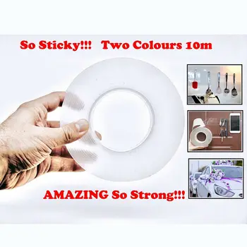 Magic Double-sided Grip Tape Traceless Washable Adhesive Gel Nano Invisible Tape
Magic Double-sided Grip Tape Traceless Washable Adhesive Gel Nano Invisible Tape