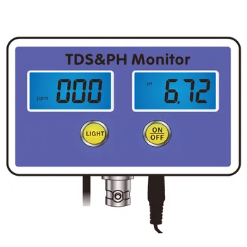 PH+TDS tester for fish tank.Two in one water quality test agent.Aquarium fish test for TDS+ PH tester.
PH+TDS tester for fish tank.Two in one water quality test agent.Aquarium fish test for TDS+ PH tester.