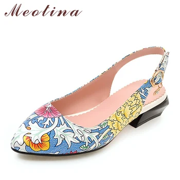 Meotina Shoes Women Slingbacks Med Heels Spring 2018 Appliques Pointed Toe Shoes Pumps Ladies Big Size 42 43 Casual Buckle Shoes
Meotina Shoes Women Slingbacks Med Heels Spring 2018 Appliques Pointed Toe Shoes Pumps Ladies Big Size 42 43 Casual Buckle Shoes