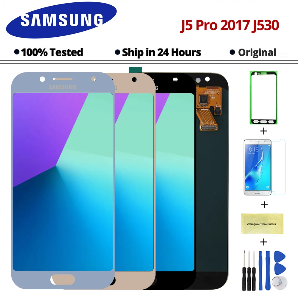 5.2'' Original J530 LCD For Samsung Galaxy J5 2017 J530F LCD Display Touch Screen Digitizer Assembly Brightness Adjustment J530M
5.2'' Original J530 LCD For Samsung Galaxy J5 2017 J530F LCD Display Touch Screen Digitizer Assembly Brightness Adjustment J530M