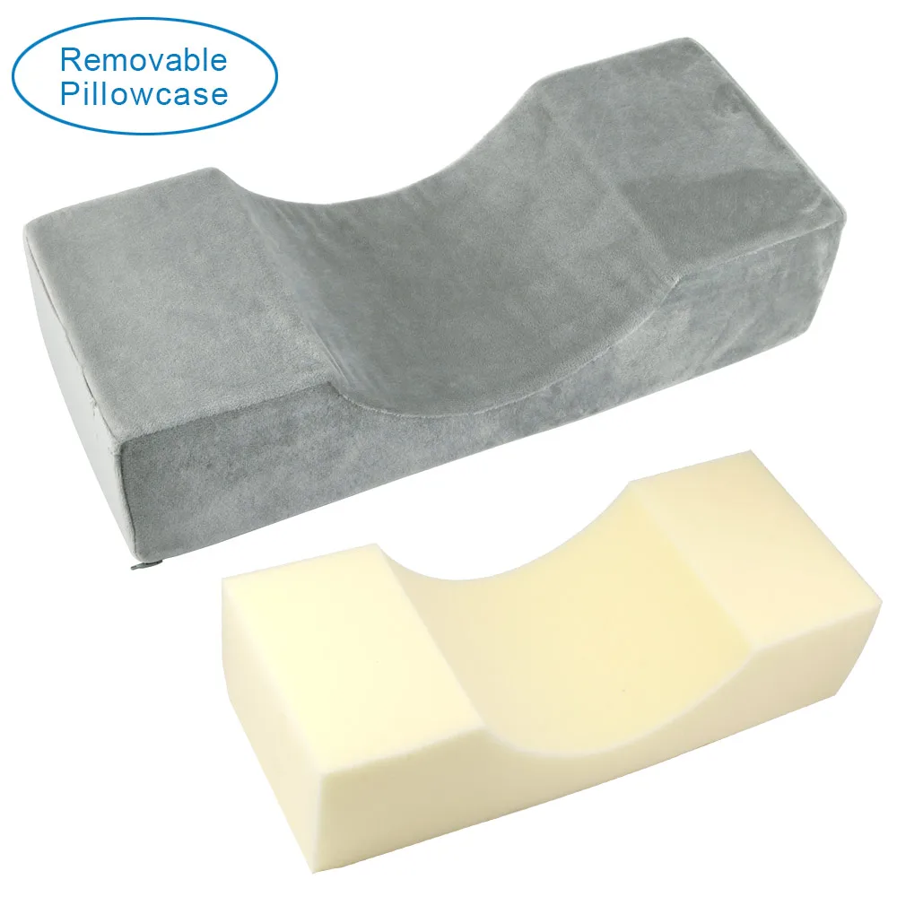 Neck Support Lash Pillow with Removable Pillowcase Ergonomic Curve Memory Foam Eyelash Extension Pillows for Grafting Eyelash
Neck Support Lash Pillow with Removable Pillowcase Ergonomic Curve Memory Foam Eyelash Extension Pillows for Grafting Eyelash
